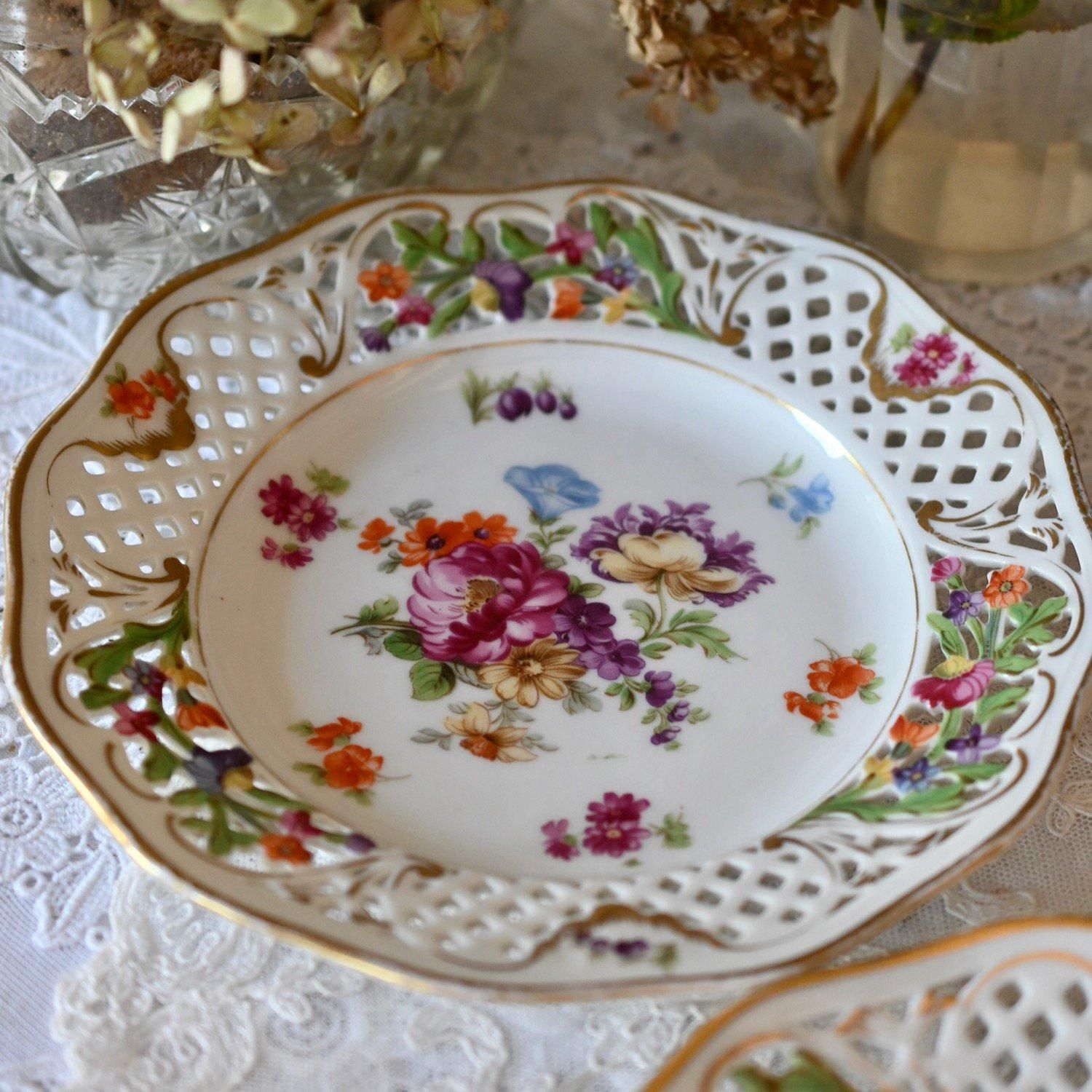 ②ドレスデンフラワー シューマンババリア プレート　3枚セット 182399497_o7.jpg?