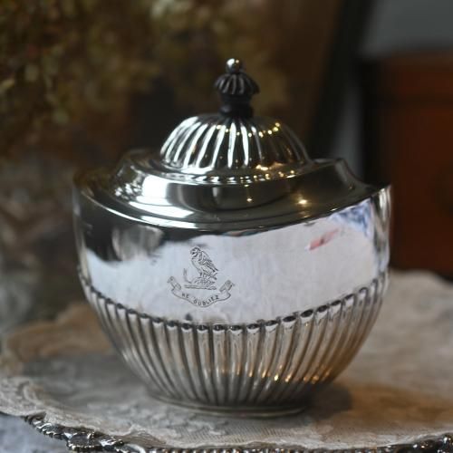 【通販激安】 スターリングシルバー 1910年 チェスター ハーフフルーテッド 装身具