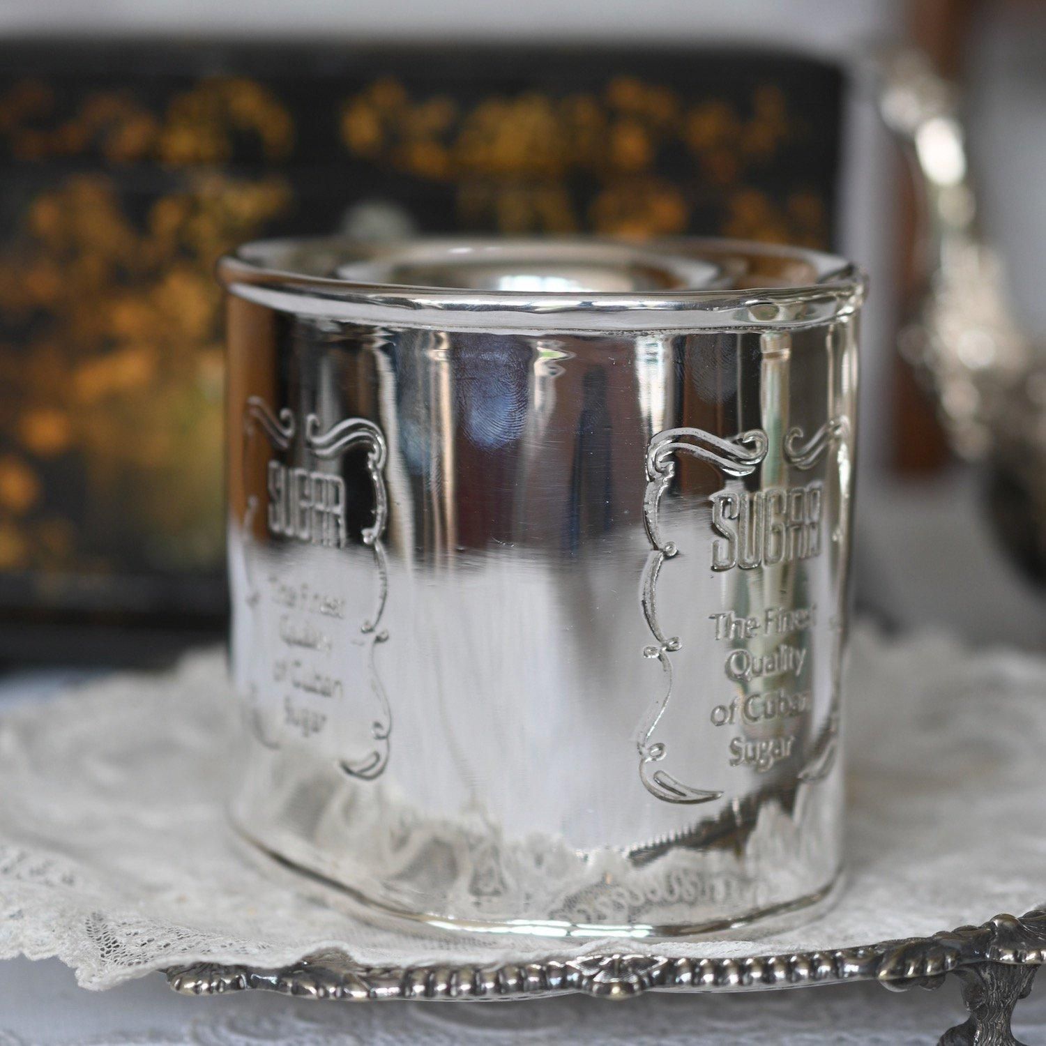 銀製！アンティークイギリス砂糖入れ デザート入れ 銀製！アンティークイギリス砂糖入れ デザート入れ 銀製！アンティーク