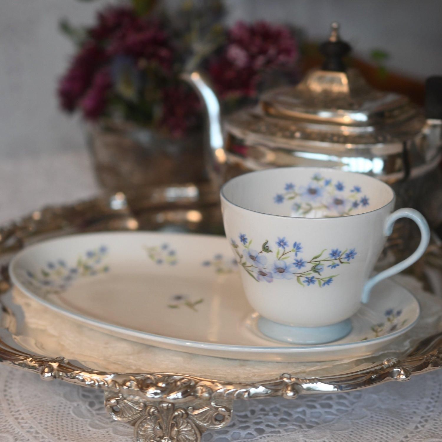 シェリー ”ブルーロック” リッチモンドシェイプの珍しいテニスセットを