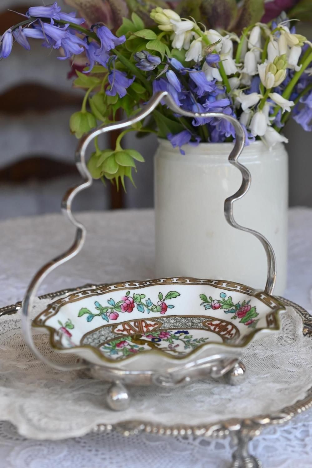 コールポート インディアンツリーのジャムスタンド ジャムスプーン付き