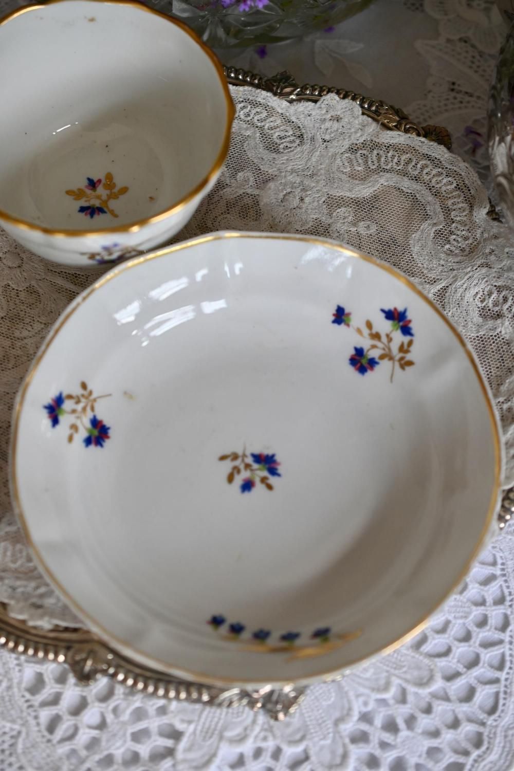 イギリス ハマスレ— ティーポット 矢車菊 ビンテージ イギリス ハマスレ— ティーポット 矢車菊 ビンテージ イギリス