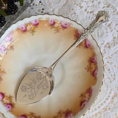 ジャムスプーン　イギリス　アンティーク　スプーン　ジャムスプーン アンティークシルバージャムスプーン イギリス ヴィクトリアン