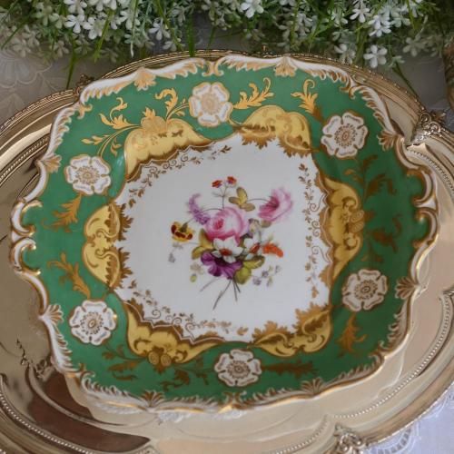 英国アンティーク　コールポート　ストロベリーバスケット 英国アンティーク⭐︎コールポート Coalport ストロベリーバスケット