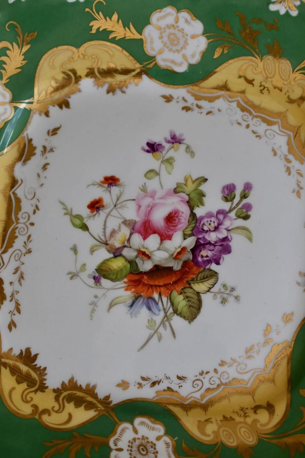 1820年〜1830年代 コールポート フェルスパー磁器 グリーンと