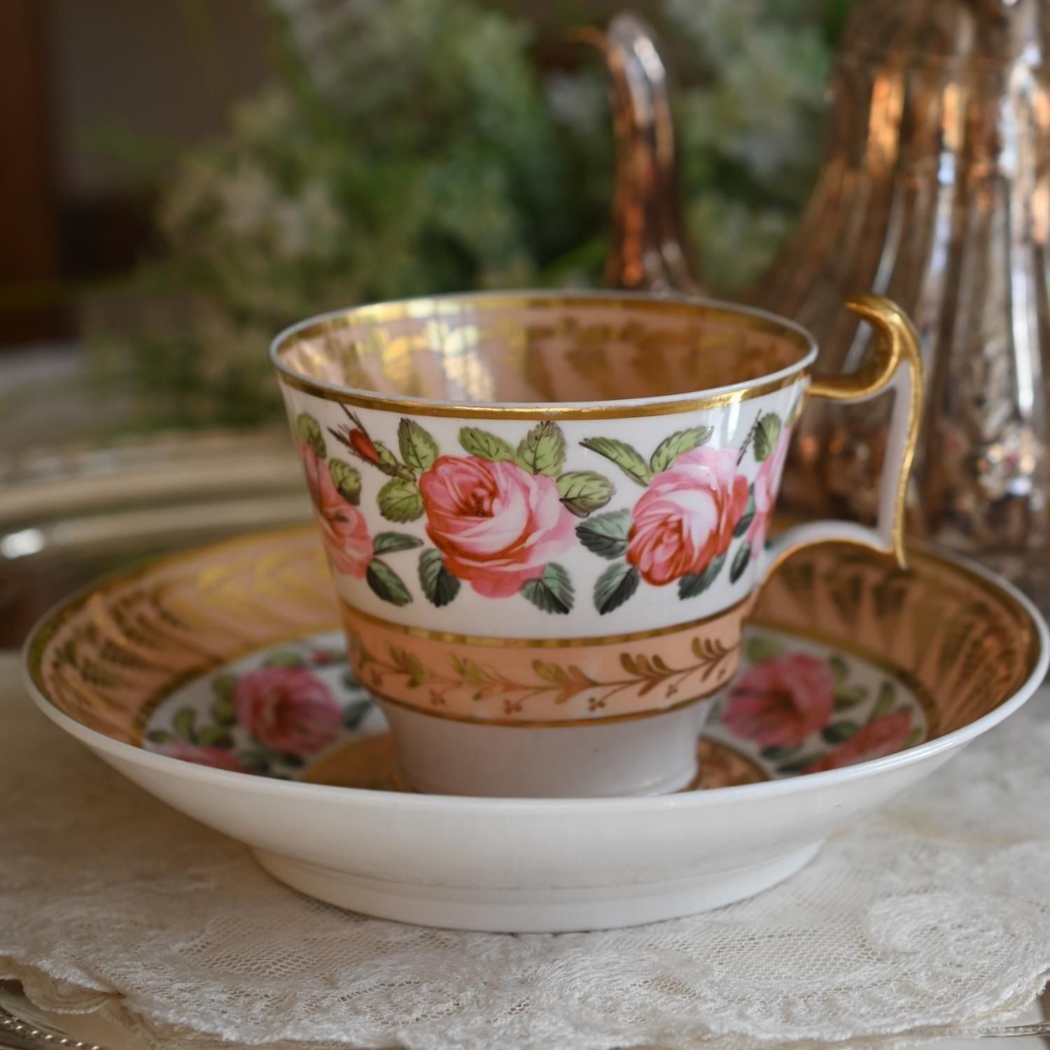 【1886年製作】【美品】スポード　コープランド　Mortlock　デザート皿 1886年製作】【美品】スポード コープランド Mortlock デザート