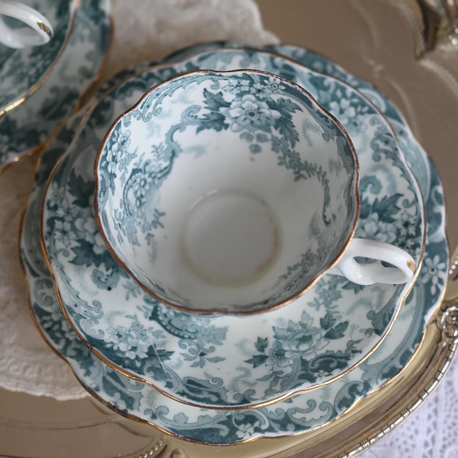 1900年前後 エドワードアシュブリー セピアブルーの優しい