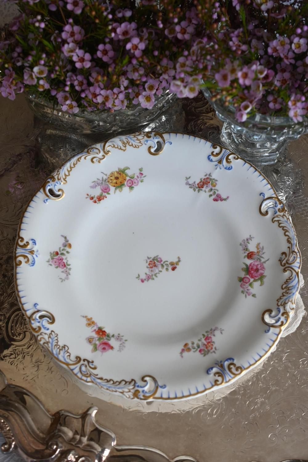 【レア美品】英国製　スポード ★ウッドランド★デザート皿　６枚 Spode スポード 皿 食器 Spode - 【レア美品】英国製 スポード