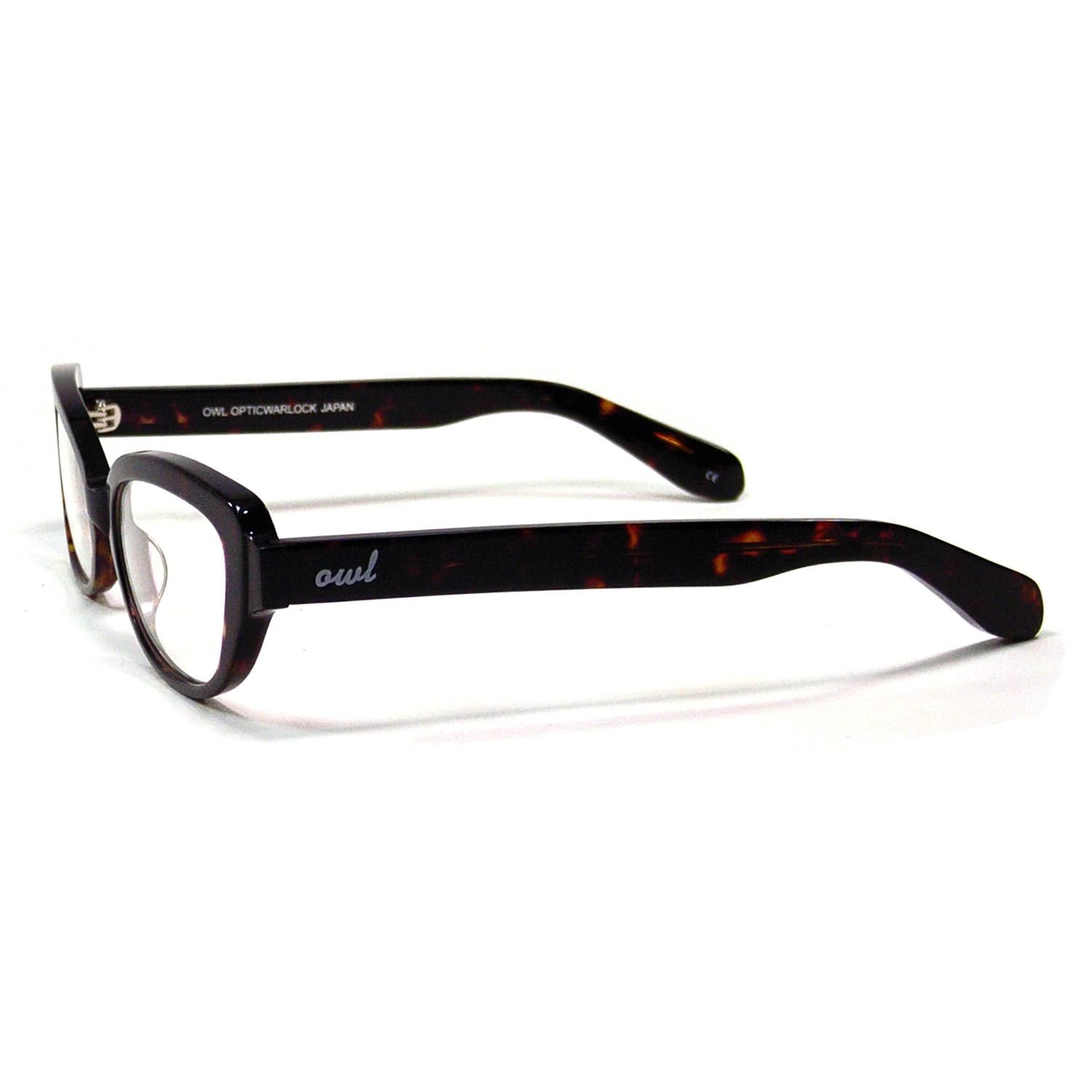 K.MIYATA]2C.BROWN DEMI / CLEAR - メガネ サングラスブランド OWL