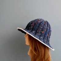 【手編みキット】 Knit Hat  -glitt Knitting Kit-