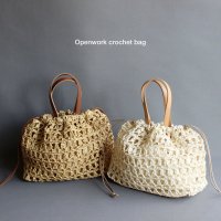 <img class='new_mark_img1' src='https://img.shop-pro.jp/img/new/icons14.gif' style='border:none;display:inline;margin:0px;padding:0px;width:auto;' />ڼԤߥåȡ Openwork crochet bag (glittknit-19)  -glitt Knitting Kit-