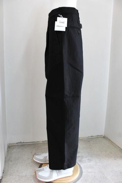 COMME des GARCONS HOMME 綿アーミーサージパンツ（黒