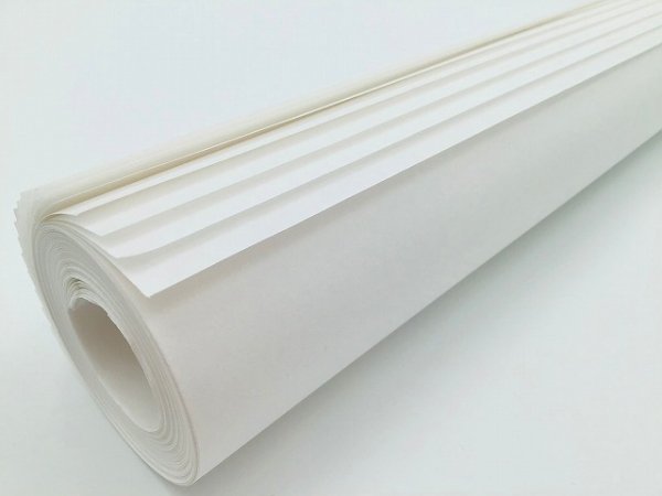 純白ロール紙 34.5kg （並口）１／２サイズ５００枚入 半裁 包装紙 純白紙 フラワーラッピング 包装用品 業務用 花資材 ラッピング用品
