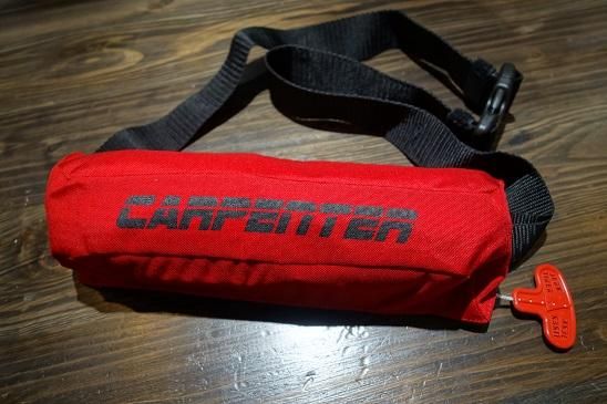 新品未使用 カーペンター carpenter 膨張式ライフジャケット CP-9320RS レールシステムモデル 桜マーク - フィッシング