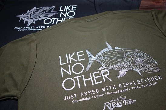 RippleFisher/2023 リップルフィッシャー ドライ Tシャツ - Blue water 