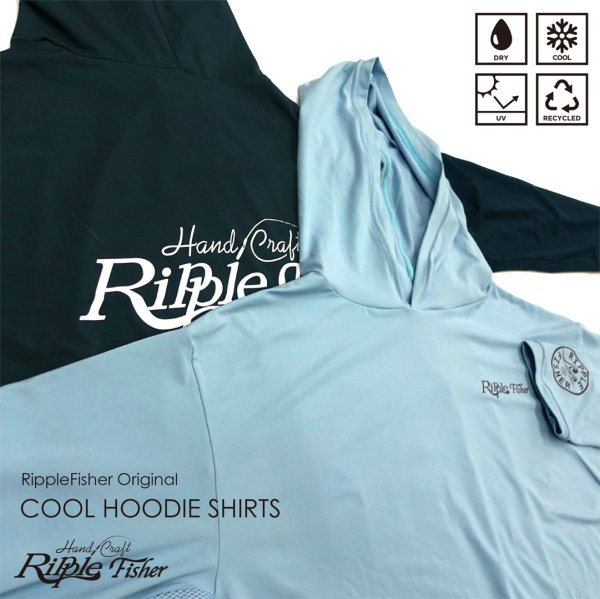RippleFisher/2023 クールフーディシャツ - Blue water house Mobile shop