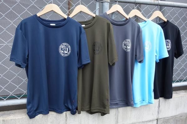 MCワークス　ドライTシャツ　XL  紺色 SHOREBASE 速乾ドライTシャツ ネイビー