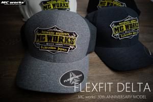30周年記念モデル】MC works'/30th FLEXFIT DELTA CAP - Blue water
