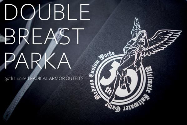 MC works'/DOUBLE BREAST PARKA【30周年限定モデル】 - Blue water