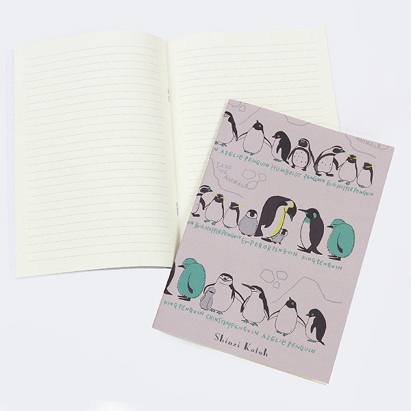 A5サイズノート　絶滅危惧種シリーズ　ペンギングリーン - 雑貨オンラインショップShinzi Katoh Collection