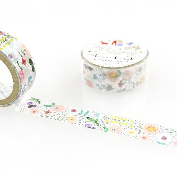 3㎝ゆうパケット対応】きらぴかマスキングテープ[botany] - 雑貨