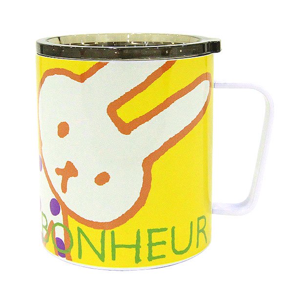 フタ付きストレートマグ［bonheur rabbit］ - 雑貨オンラインショップShinzi Katoh Collection