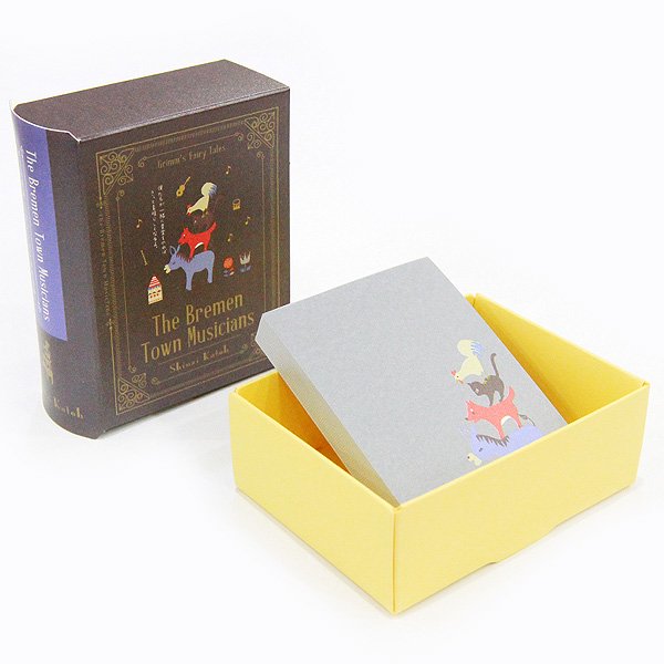 ブックメモ グリム童話 ブレーメンの音楽隊 - 雑貨オンラインショップShinzi Katoh Collection