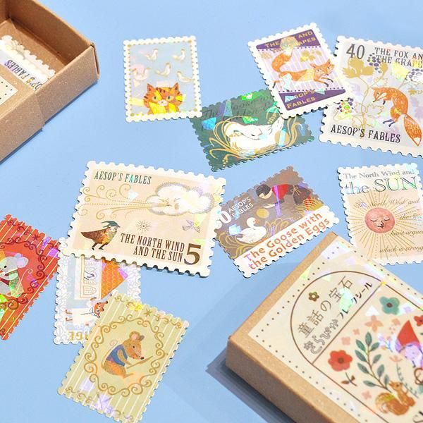 【キラキラ1枚入り・80年代希少】おそ松くんビックリシール6枚セット（未使用） キラキラ1枚入り・80年代希少】おそ松くんビックリシール6枚