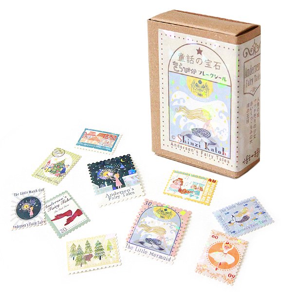 【3㎝ゆうパケット対応】童話の宝石きらぴかフレークシール[アンデルセン童話2] - 雑貨オンラインショップShinzi Katoh Collection