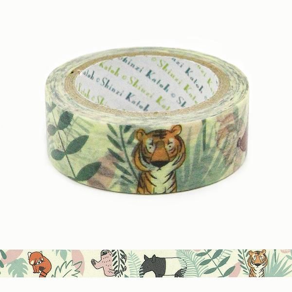 PET 8cm×10m 迷兔森林二 海外マスキングテープ PET 8cm×10m 迷兔森林二 海外マスキングテープ