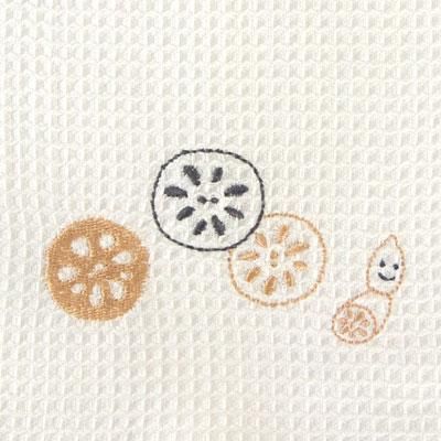 ふきぴか 刺繍タイプ[れんこん] - 雑貨オンラインショップShinzi