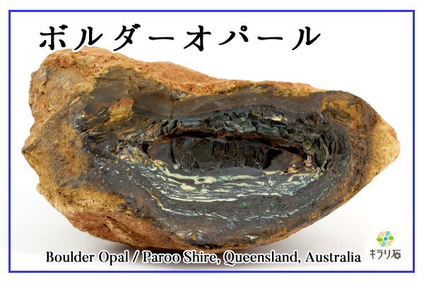 ボルダーオパール / オーストラリア産｜天然石 通販 キラリ石の鉱物解説