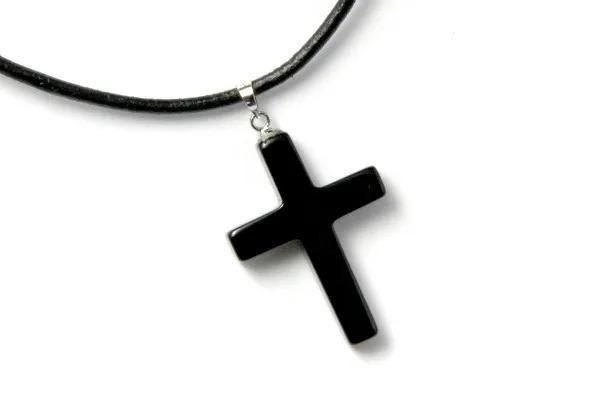 ブラックオニキス クロスペンダント メイン画像