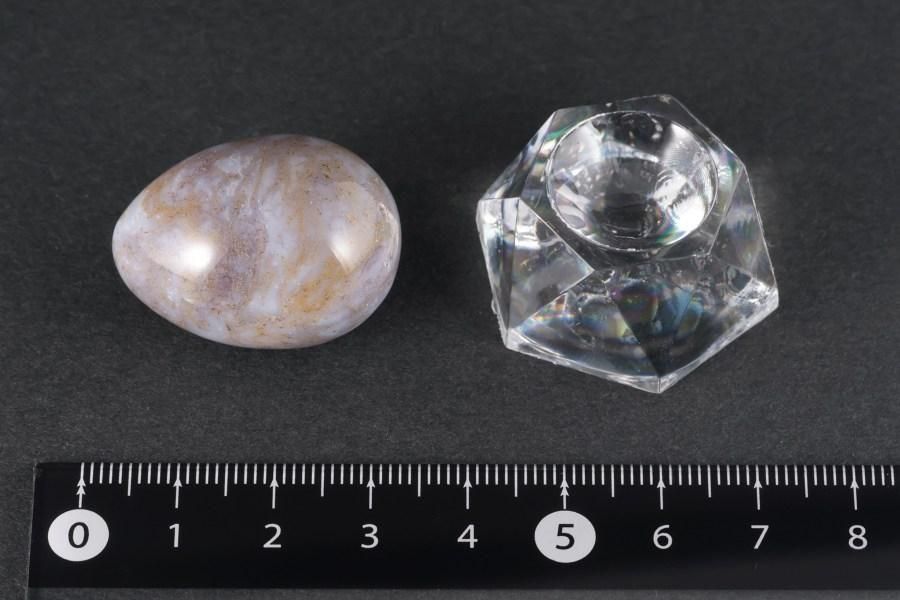 ファンシーアゲート たまご形 20.4g  - その他1枚目