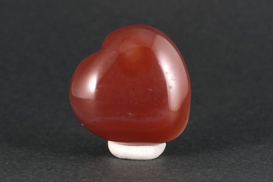 赤メノウ ハート形  メイン画像