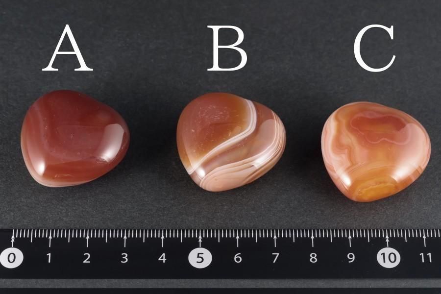 赤メノウ ハート形  - その他1枚目