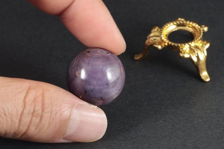 ルビー 丸玉 20mm  - その他3枚目