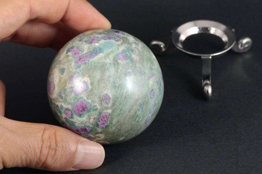 ルビーインフックサイト 丸玉 54mm｜天然石丸玉 通販 キラリ石