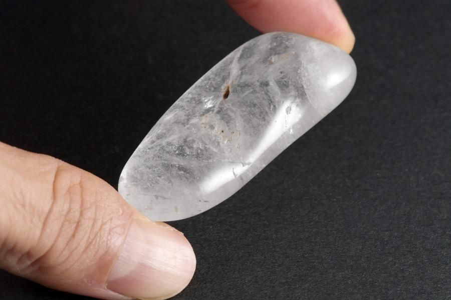 乙女鉱山産水晶 原石 磨き 21.2g｜国産天然石 通販 キラリ石