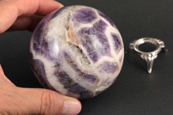 アメジスト(紫水晶) 丸玉 60mm｜天然石 原石丸玉 通販のキラリ石