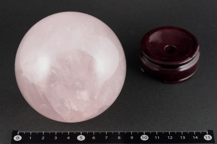 スターローズクォーツ 丸玉 87mm - その他1枚目