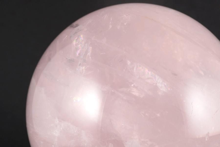 スターローズクォーツ 丸玉 87mm - その他2枚目