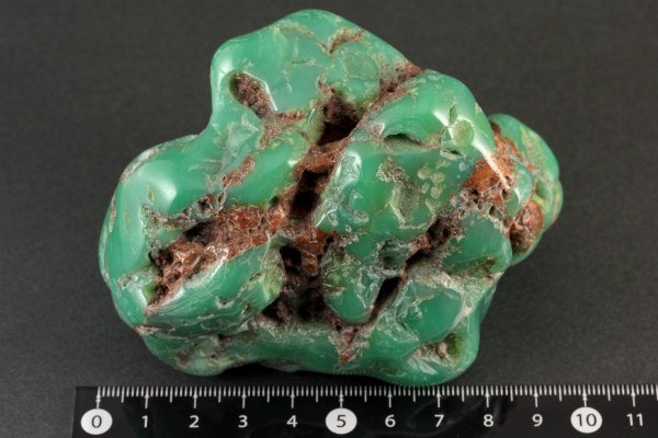 クリソプレーズ (緑玉髄)原石 磨き420g｜天然石 通販 キラリ石