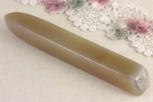 天然石マッサージ棒 アゲート 11.6cm メイン画像
