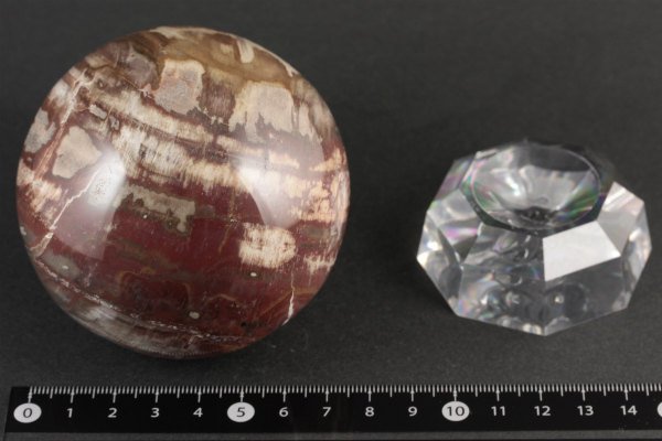 珪化木 丸玉 78mm｜天然石 丸玉 通販 キラリ石