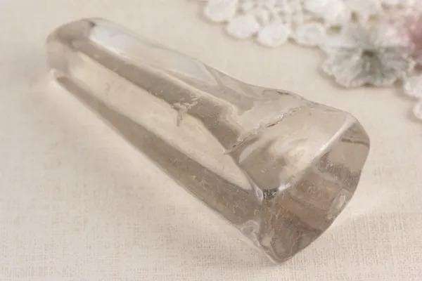 天然石マッサージ棒 スモーキークォーツ 6.7cm メイン画像