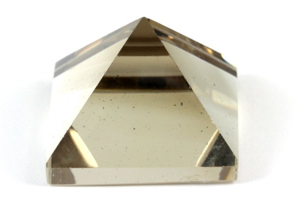 インテリア小物ピラミッド型　スモーククオーツ