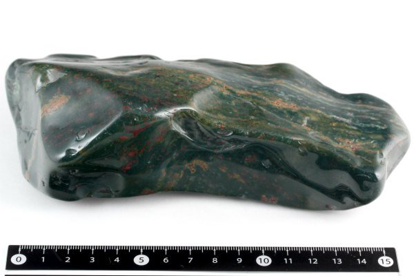 ブラッドストーン(血石) 原石 磨き 843g｜天然石 原石 通販のキラリ石