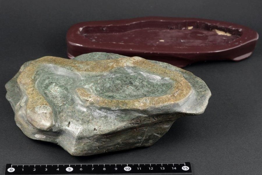 蛇紋石 (サーペンティン) 置石 1.7kg - その他1枚目