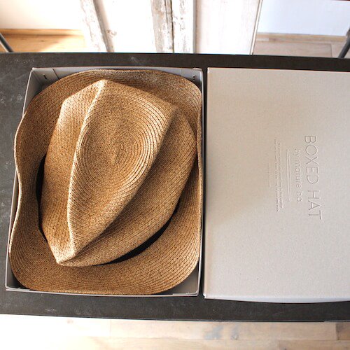 mature ha. / マチュアーハ ボックスハット BOXED HAT 6.5cm brim